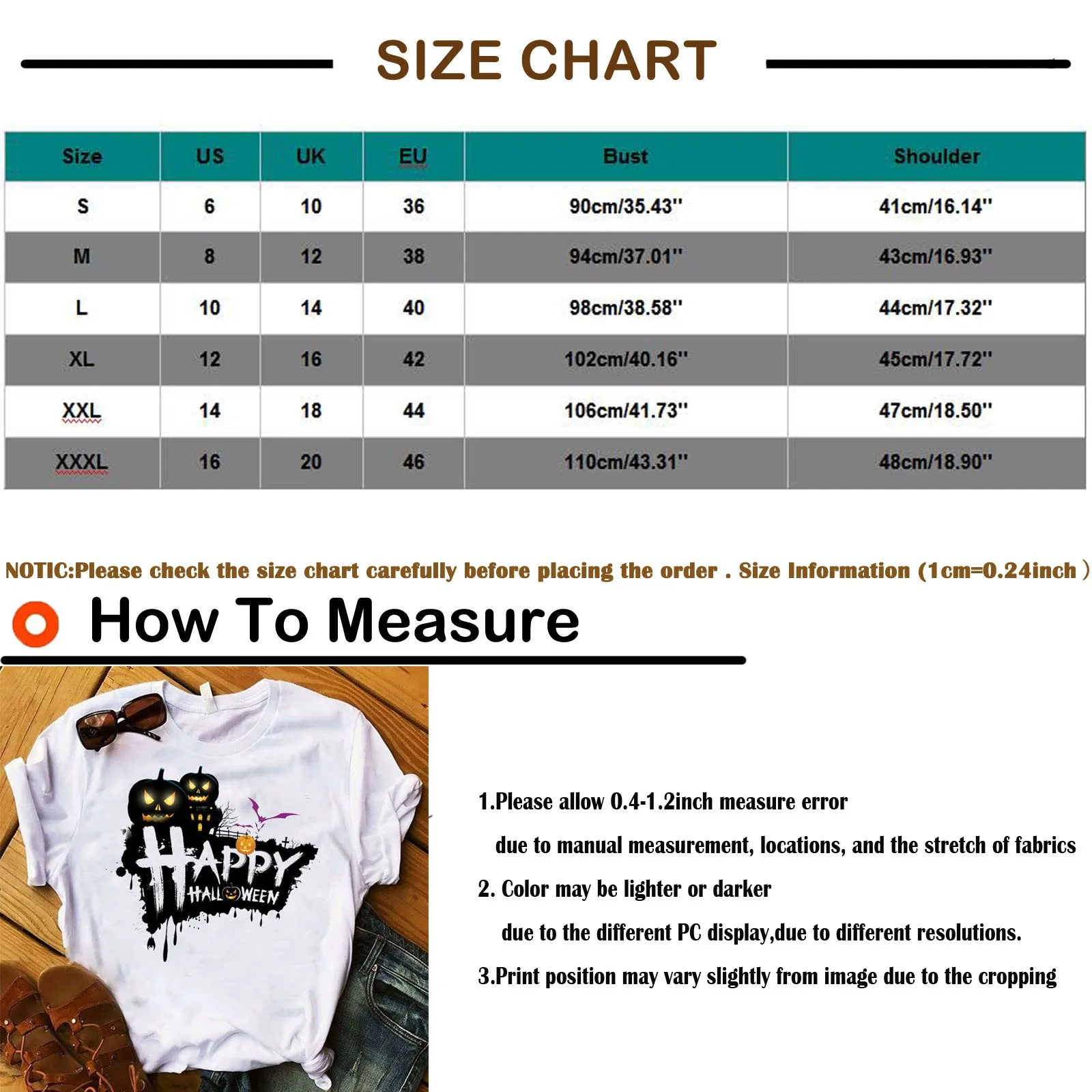 2021 Fashion Basic solid color T-Shirt Women's Halloween Print Plus Size O-Neck T-Shirts Short Sleeve Graphic Tee Top Plus Size
2021 Fashion Basic solid color T-Shirt Women's Halloween Print Plus Size O-Neck T-Shirts Short Sleeve Graphic Tee Top Plus Size
