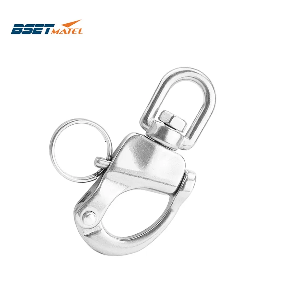 316 Stainless Steel Swivel snap Shackle Quick Release Boat Anchor Chain Eye Shackle Swivel Snap Hook for Marine Architectural
316 Stainless Steel Swivel snap Shackle Quick Release Boat Anchor Chain Eye Shackle Swivel Snap Hook for Marine Architectural
