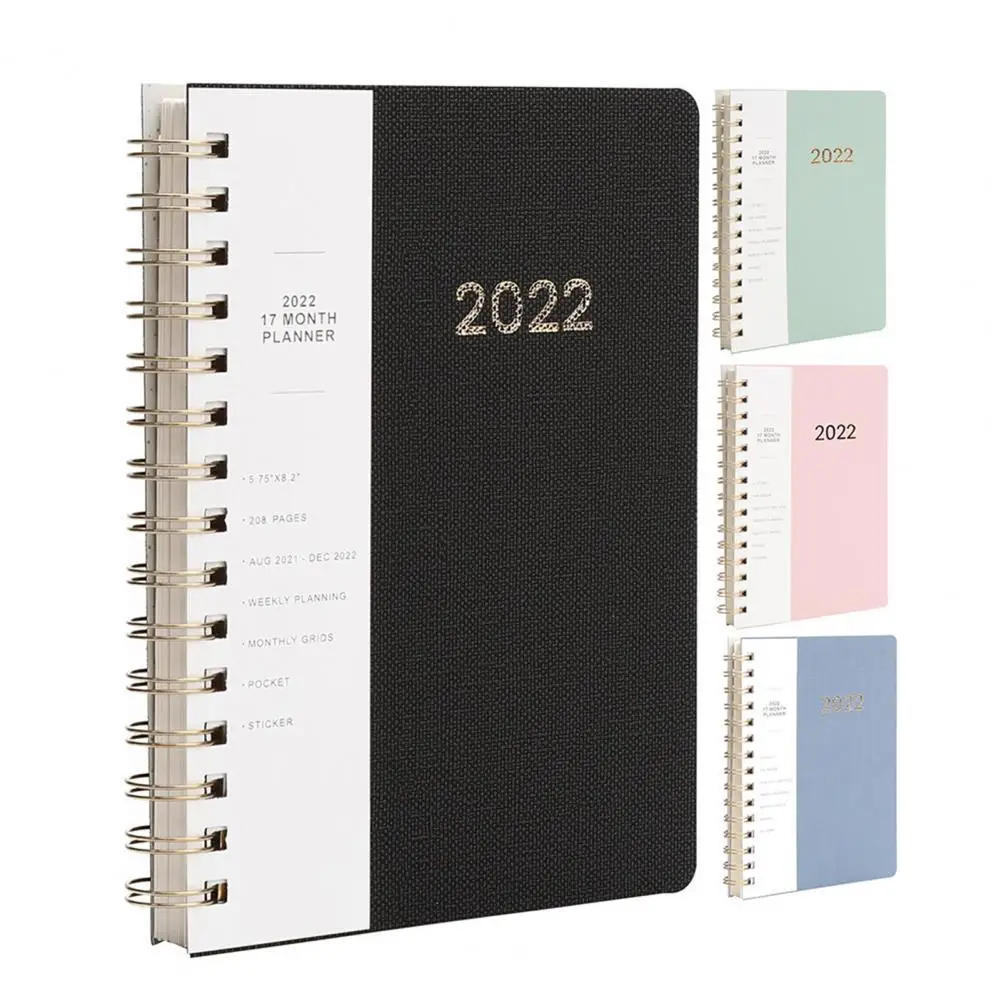 2022 Diary Planner Spiral Ring No Ink Bleeding Fine Texture 12 Months Spiral Organizer Notebook School Supplies Agenda Paper
2022 Diary Planner Spiral Ring No Ink Bleeding Fine Texture 12 Months Spiral Organizer Notebook School Supplies Agenda Paper