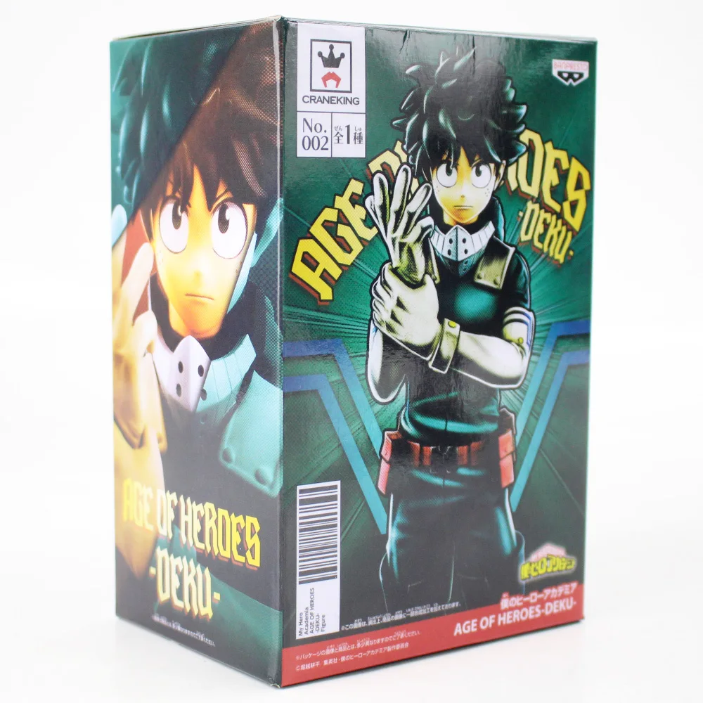 New 16cm Action Figures Japan Anime My Hero Academia Midoriya Izuku Action Figure Age of Heroes Deku Anime Model Toys
New 16cm Action Figures Japan Anime My Hero Academia Midoriya Izuku Action Figure Age of Heroes Deku Anime Model Toys