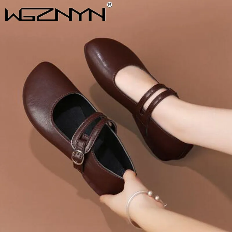 Women Fashion Retro Shoes Girls Sweet School Faux Leather Flats Womens Ronud Toe Anti-Odor Lazy Shoes Handmade Soft Casual Shoe 
Women Fashion Retro Shoes Girls Sweet School Faux Leather Flats Womens Ronud Toe Anti-Odor Lazy Shoes Handmade Soft Casual Shoe