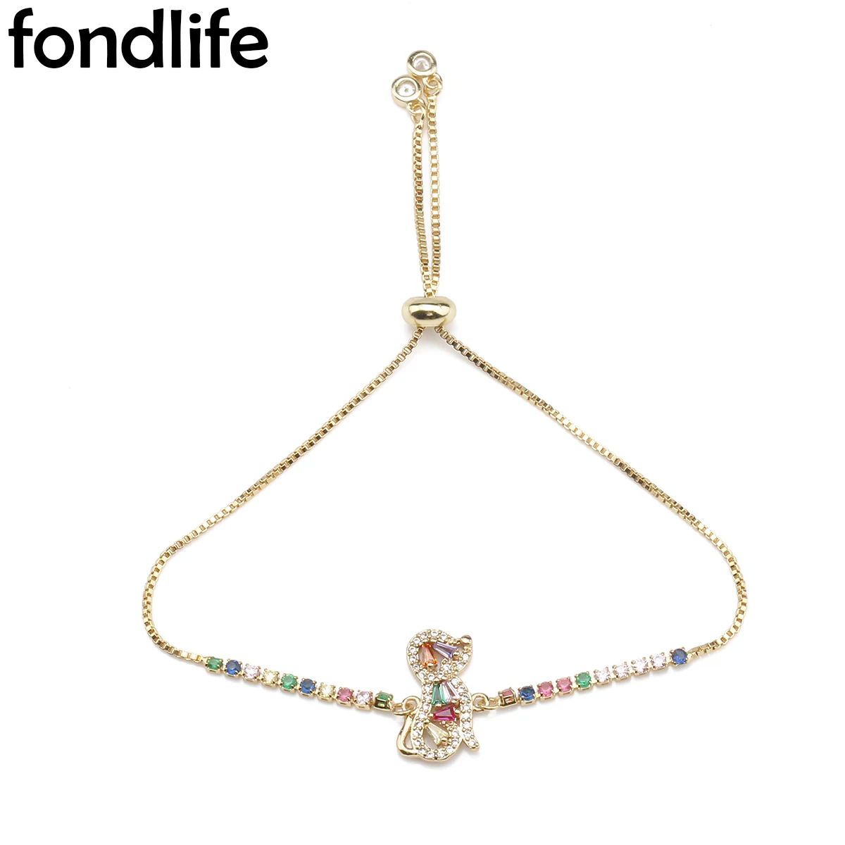 Cubic Zirconia Present Gold-Plated Puppy Bracelet Animal Series Hand-Woven Red String Creative Cute Exquisite Gift Adjustable
Cubic Zirconia Present Gold-Plated Puppy Bracelet Animal Series Hand-Woven Red String Creative Cute Exquisite Gift Adjustable