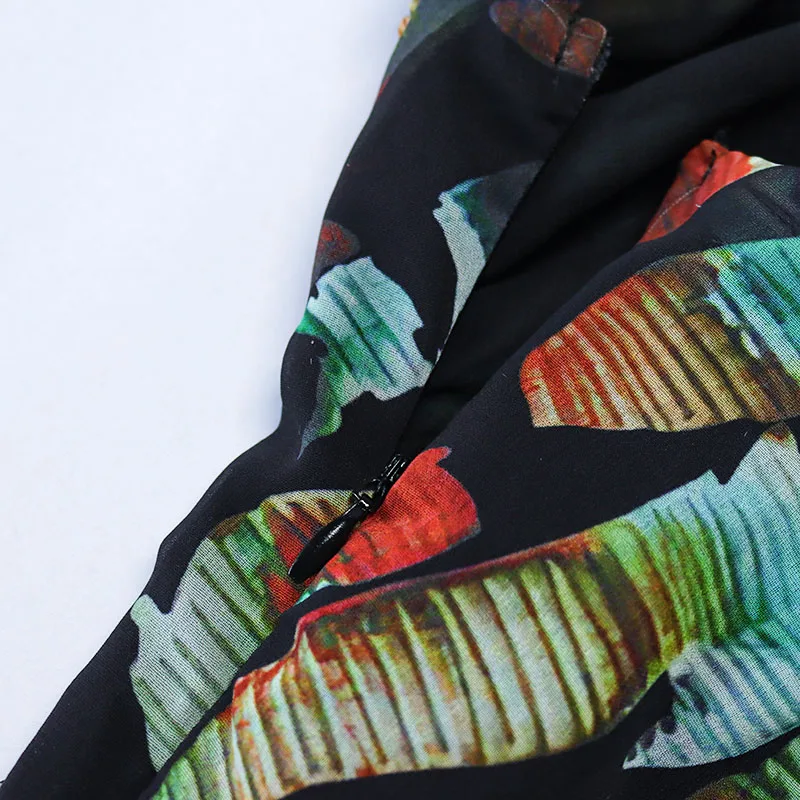 Colysmo Chiffon Summer Dress Halter Lining Zipper Cut out Sexy Split Print Beach Club Party Robe Fashion Maxi Dresses for Women
Colysmo Chiffon Summer Dress Halter Lining Zipper Cut out Sexy Split Print Beach Club Party Robe Fashion Maxi Dresses for Women