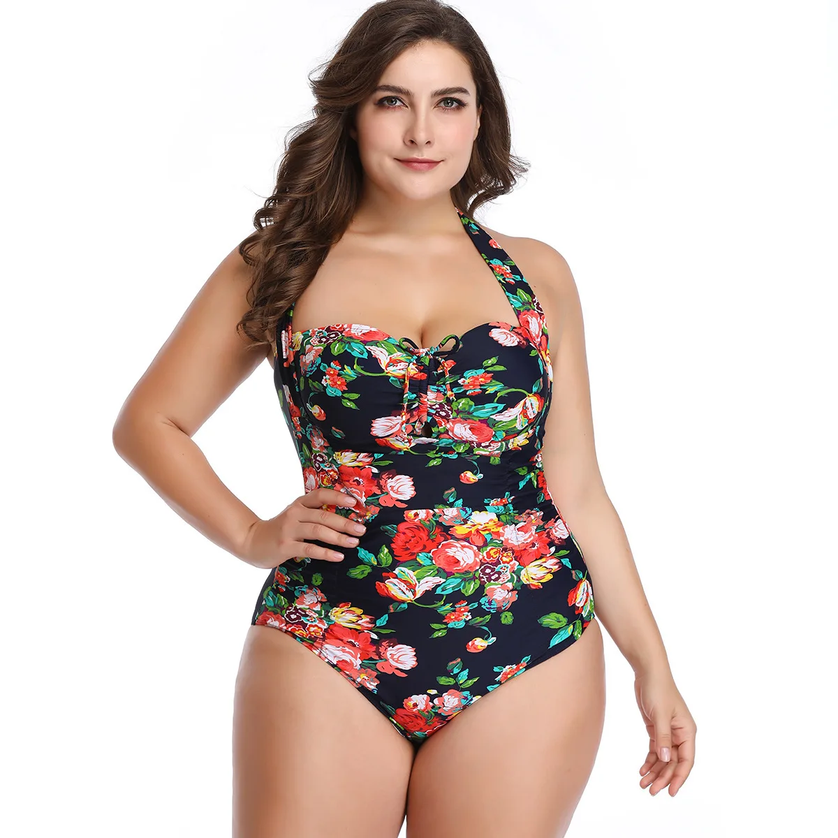Women One-Piece Swimsuit Beachwear Female Swimwear Bathingsuit Printed Flowers Plus Size Swimming Suit For Woman Swimwear 4XL XL
Women One-Piece Swimsuit Beachwear Female Swimwear Bathingsuit Printed Flowers Plus Size Swimming Suit For Woman Swimwear 4XL XL
