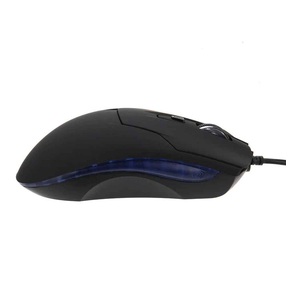Новый светодиодный Проводная игровая мышь USB 6 кнопок Регулируемая 2400 dpi