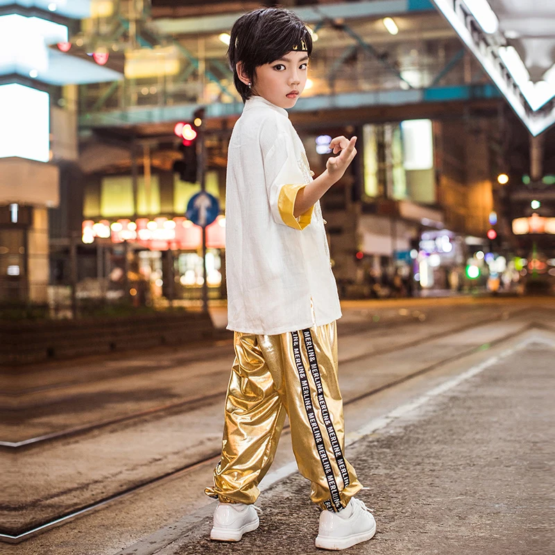 Children Hip Hop Clothing Kids Chinese Style Jacket Pants For Boys Modern Jazz Dance Costume Ballroom Dancing Clothes Outfits
Children Hip Hop Clothing Kids Chinese Style Jacket Pants For Boys Modern Jazz Dance Costume Ballroom Dancing Clothes Outfits