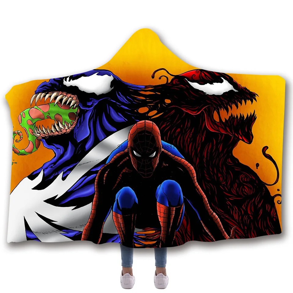 Disney Spider-Man Cloak Comfort Soft Double Blanket Venom Series 3D-printed Children Adult Air Conditioned Blanket Cloak Cloak
Disney Spider-Man Cloak Comfort Soft Double Blanket Venom Series 3D-printed Children Adult Air Conditioned Blanket Cloak Cloak