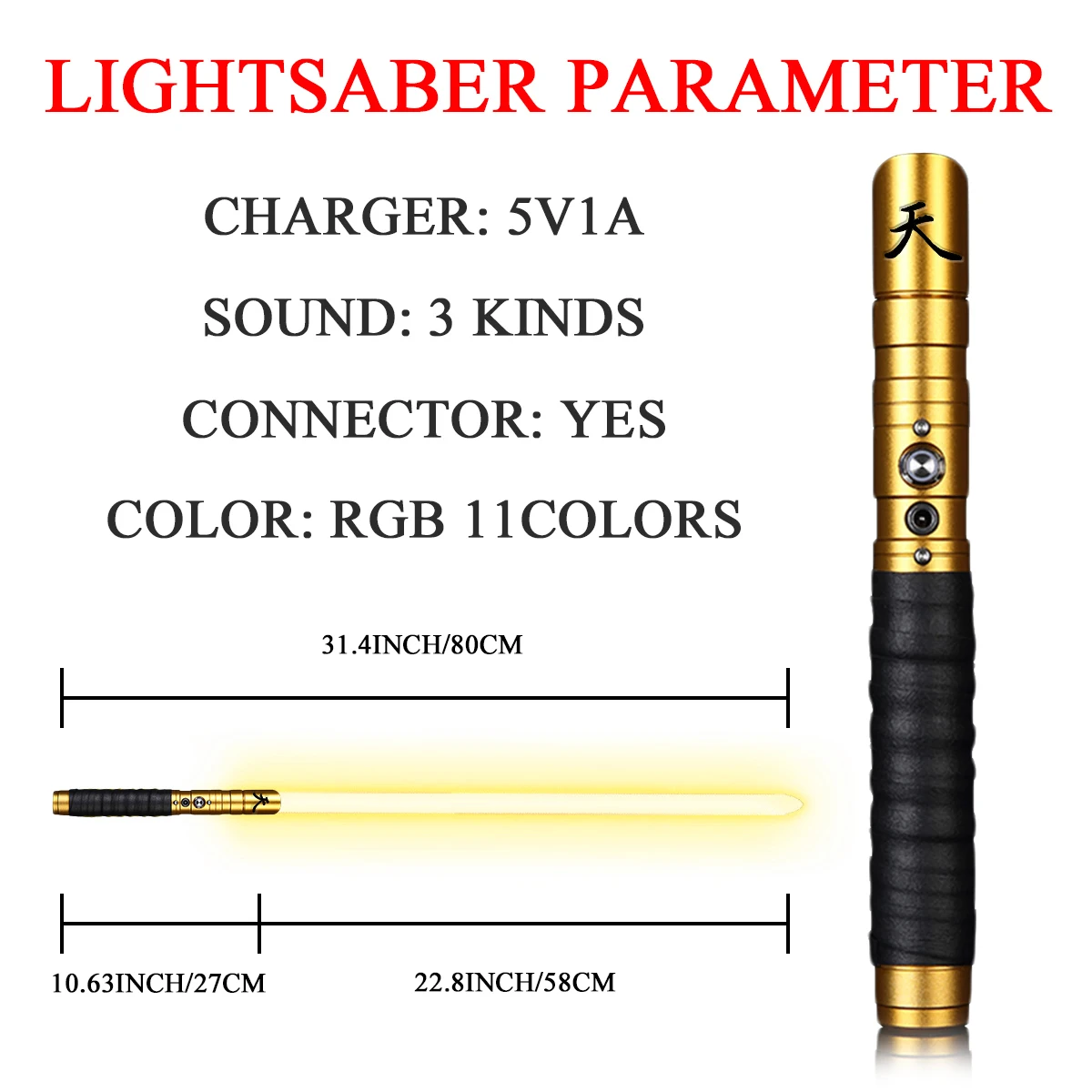 RGB Laser Sword Metal Handle Chinese Character Engraved Lightsaber 11 Color Change FX FOC Lock Up Blaster Toys
RGB Laser Sword Metal Handle Chinese Character Engraved Lightsaber 11 Color Change FX FOC Lock Up Blaster Toys
