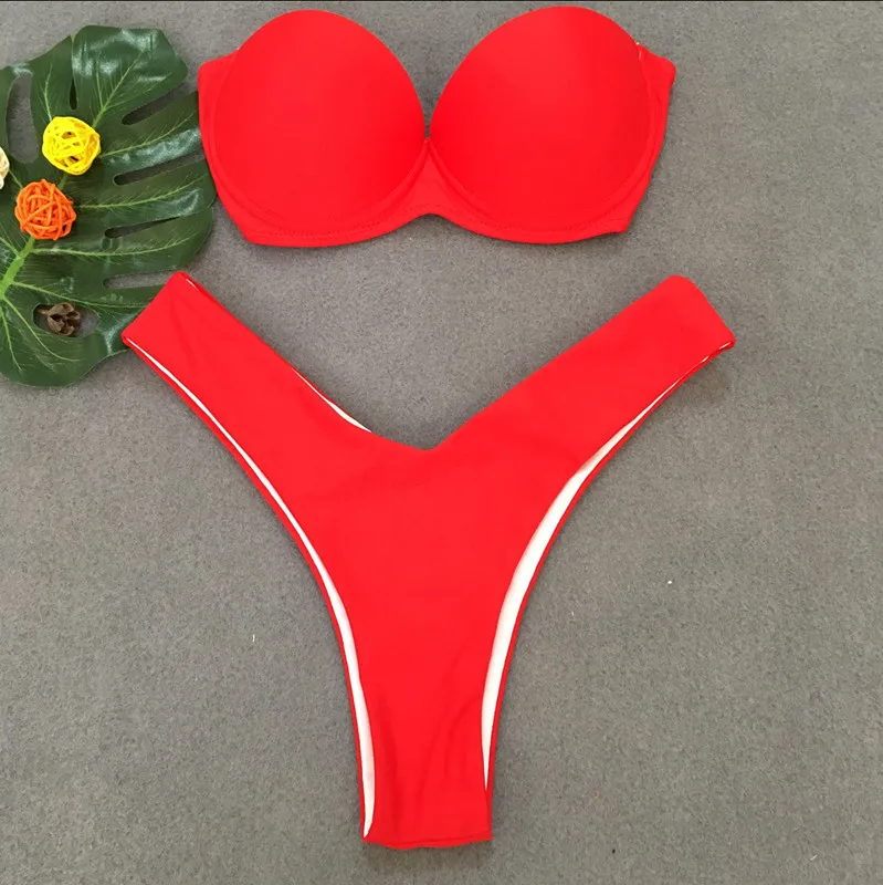 Women Padded Bra Bikini Set Swimsuit Bandage Solid Leopard 2Pcs Push-up Ladies Triangle Swimwear Bathing Suit Beachwear
Women Padded Bra Bikini Set Swimsuit Bandage Solid Leopard 2Pcs Push-up Ladies Triangle Swimwear Bathing Suit Beachwear