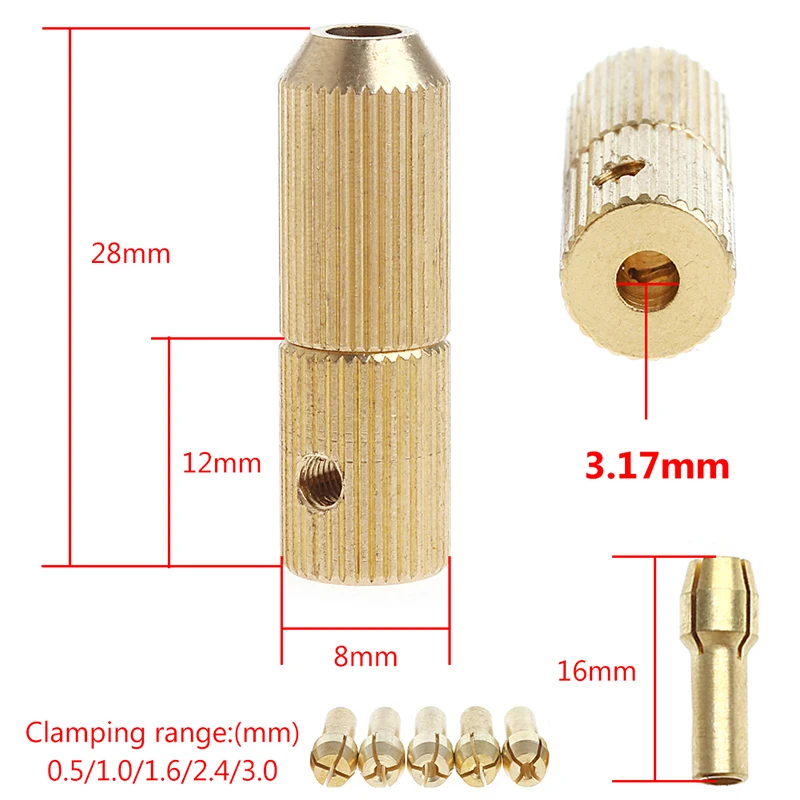 1+5Pcs 0.5-3.0mm Micro Twist Hand Drill Kit Chuck Electric Drill Bit Collet 3.17mm New 2017
1+5Pcs 0.5-3.0mm Micro Twist Hand Drill Kit Chuck Electric Drill Bit Collet 3.17mm New 2017