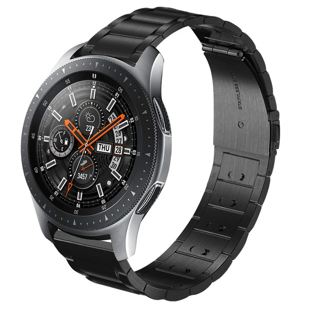 New 22mm Stainless Steel Metal Watchband for Samsung Galaxy Watch 46mm Gear S3 Frontier Classic Amazfit Huawei GT Band Strap
New 22mm Stainless Steel Metal Watchband for Samsung Galaxy Watch 46mm Gear S3 Frontier Classic Amazfit Huawei GT Band Strap