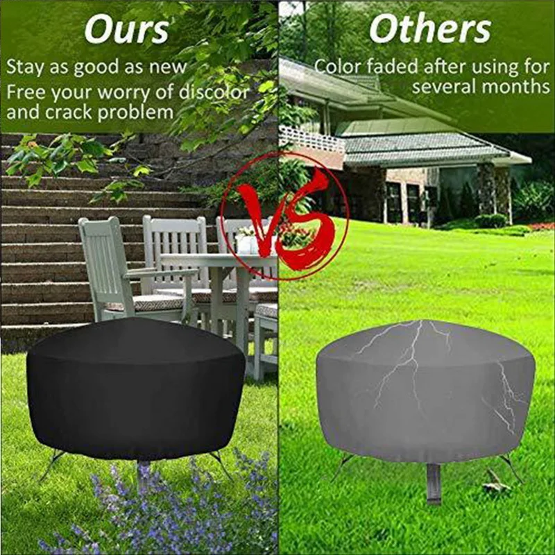 Round Polyester Patio Protector Easy Clean Outdoor Waterproof Protective Garden Black Fire Pit Cover BBQ Cooking Anti Dust #15
Round Polyester Patio Protector Easy Clean Outdoor Waterproof Protective Garden Black Fire Pit Cover BBQ Cooking Anti Dust #15