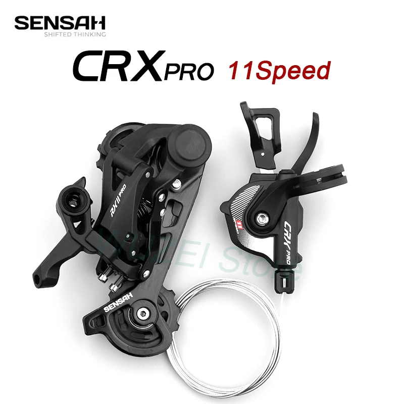 SENSAH MTB 11 Speed Groupset CRX PRO 1x11s Derailleur 11V Shifter Lever Trigger Compatible with SHIMANO M5100
SENSAH MTB 11 Speed Groupset CRX PRO 1x11s Derailleur 11V Shifter Lever Trigger Compatible with SHIMANO M5100