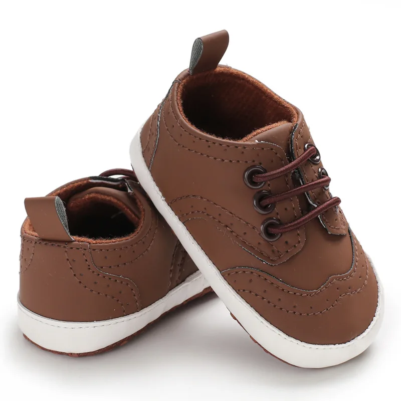 Baby fashion children's PU baby shoes spring and autumn baby boy shoes solid color first walker lace-up sneakers
Baby fashion children's PU baby shoes spring and autumn baby boy shoes solid color first walker lace-up sneakers