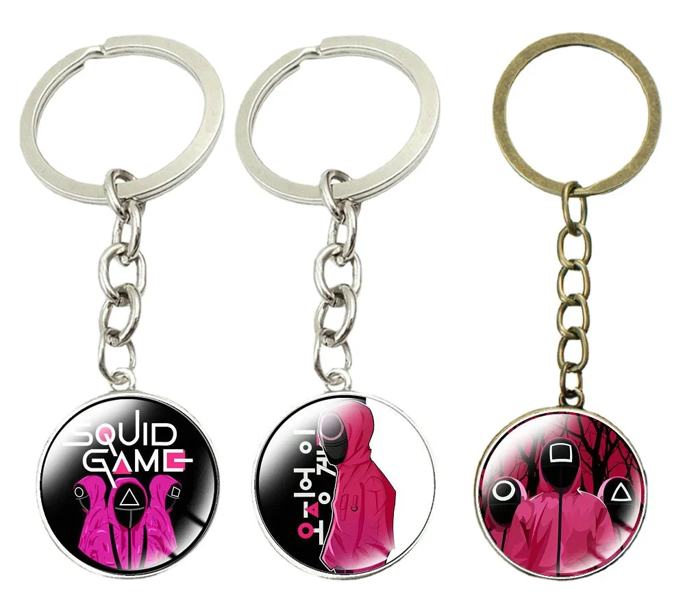 Squid game keychain Squid Game Korean drama squid game key pendant Three-dimensional key ring
Squid game keychain Squid Game Korean drama squid game key pendant Three-dimensional key ring