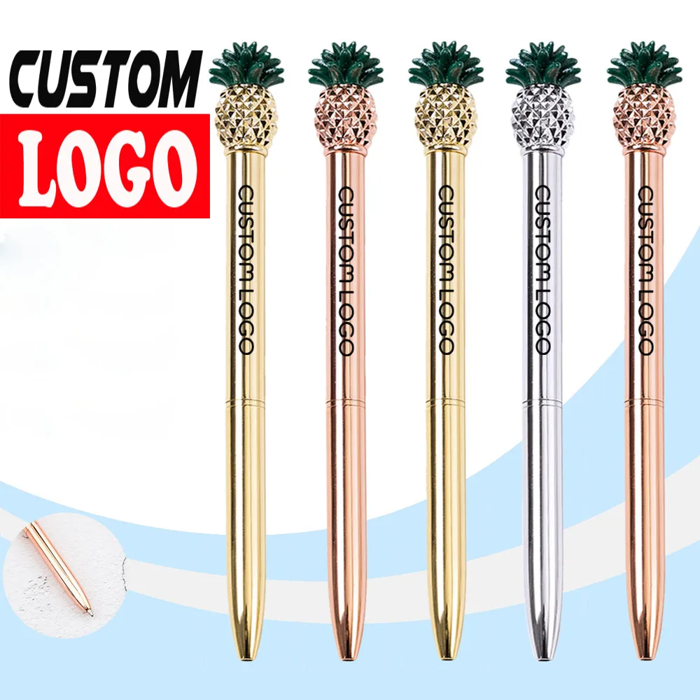 100Pieces Metal Beatiful Pineapple Ballpoint Pen For Student School Office Supplies Gifts Black Ink Can Engrave Logo For Free
100Pieces Metal Beatiful Pineapple Ballpoint Pen For Student School Office Supplies Gifts Black Ink Can Engrave Logo For Free