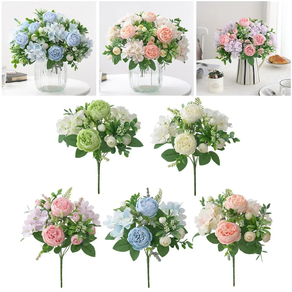 Creative Artificial Flowers Bouquet Artificial Peony Roses Silk Flowers Modern Table Creative Home Decorative Wedding Bouquets
Creative Artificial Flowers Bouquet Artificial Peony Roses Silk Flowers Modern Table Creative Home Decorative Wedding Bouquets