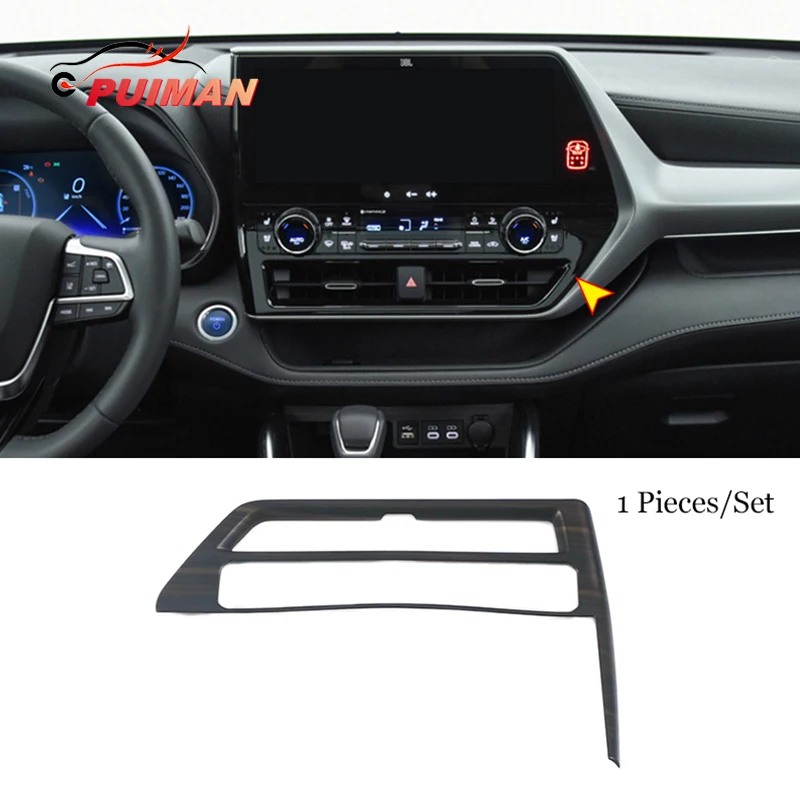 2020-2022 for Toyota Highlander LHD Styling ABS Wood grain Car center Air conditioner outlet AC Vent switch decor Cover Trim
2020-2022 for Toyota Highlander LHD Styling ABS Wood grain Car center Air conditioner outlet AC Vent switch decor Cover Trim