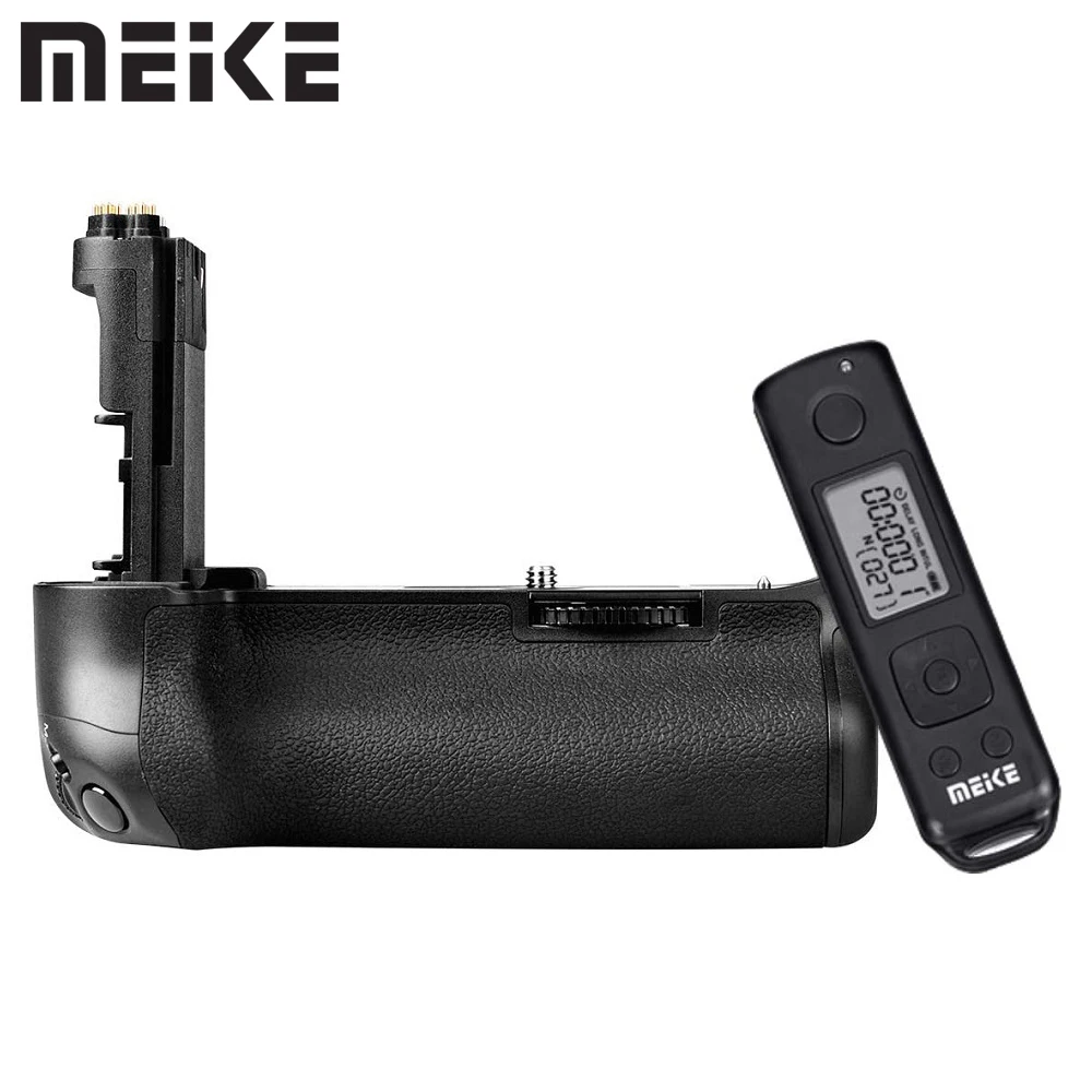 

Meike MK-7DII Pro Vertical Battery Grip for Canon EOS 7D2 7D Mark II DSLR Cameras as BG-E16 with 2.4g Wireless Remote Control