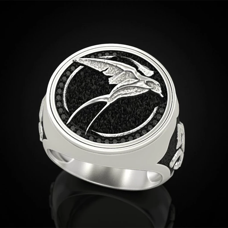 Antique Silver Color Witch Wild Hunt Bird Bow Ring Western Viking Mens Steampunk Gothic Party Jewelry Accessories Gift
Antique Silver Color Witch Wild Hunt Bird Bow Ring Western Viking Mens Steampunk Gothic Party Jewelry Accessories Gift