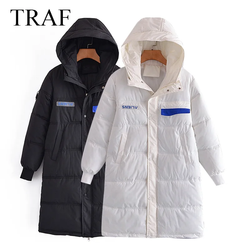 TRAF ZA Women's Winter Jacket Solid Classic Hooded Long Sleeve Ladies Casual Parka Coat Thick Overcoat Female Commute Warm Coat
TRAF ZA Women's Winter Jacket Solid Classic Hooded Long Sleeve Ladies Casual Parka Coat Thick Overcoat Female Commute Warm Coat