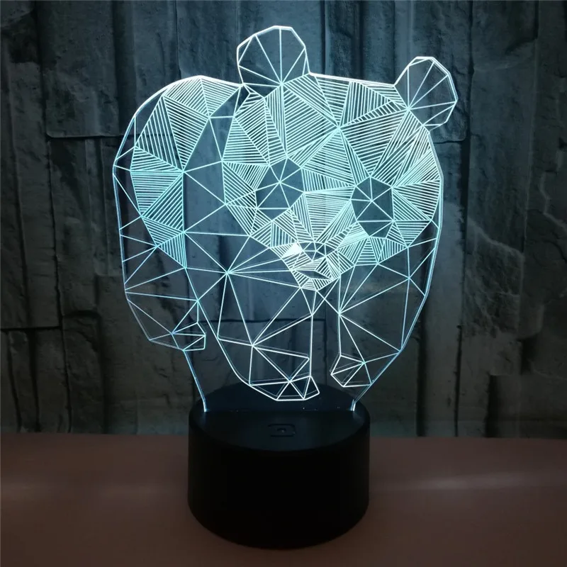 Panda Usb Strange 3d Led Night Light Custom Panda Lovely 7 color change 3D Lamp Christmas decorations gift room action figure
Panda Usb Strange 3d Led Night Light Custom Panda Lovely 7 color change 3D Lamp Christmas decorations gift room action figure