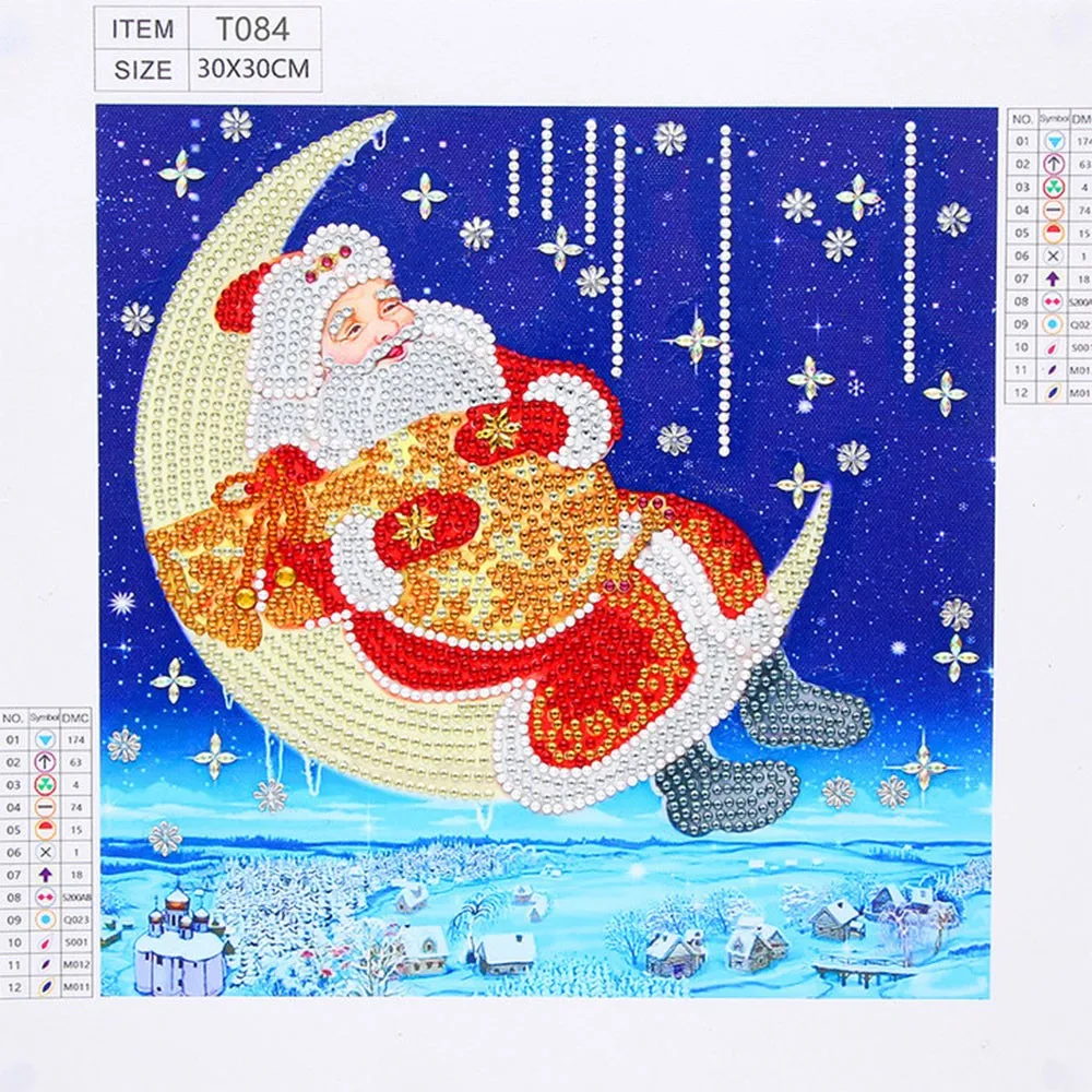 DIY 5D Spot Drill Diamond Painting Moon Santa Kit Art Hang Crystal Decor Diamond Embroidery Art Hang Crystal Decor Cross Stitch
DIY 5D Spot Drill Diamond Painting Moon Santa Kit Art Hang Crystal Decor Diamond Embroidery Art Hang Crystal Decor Cross Stitch