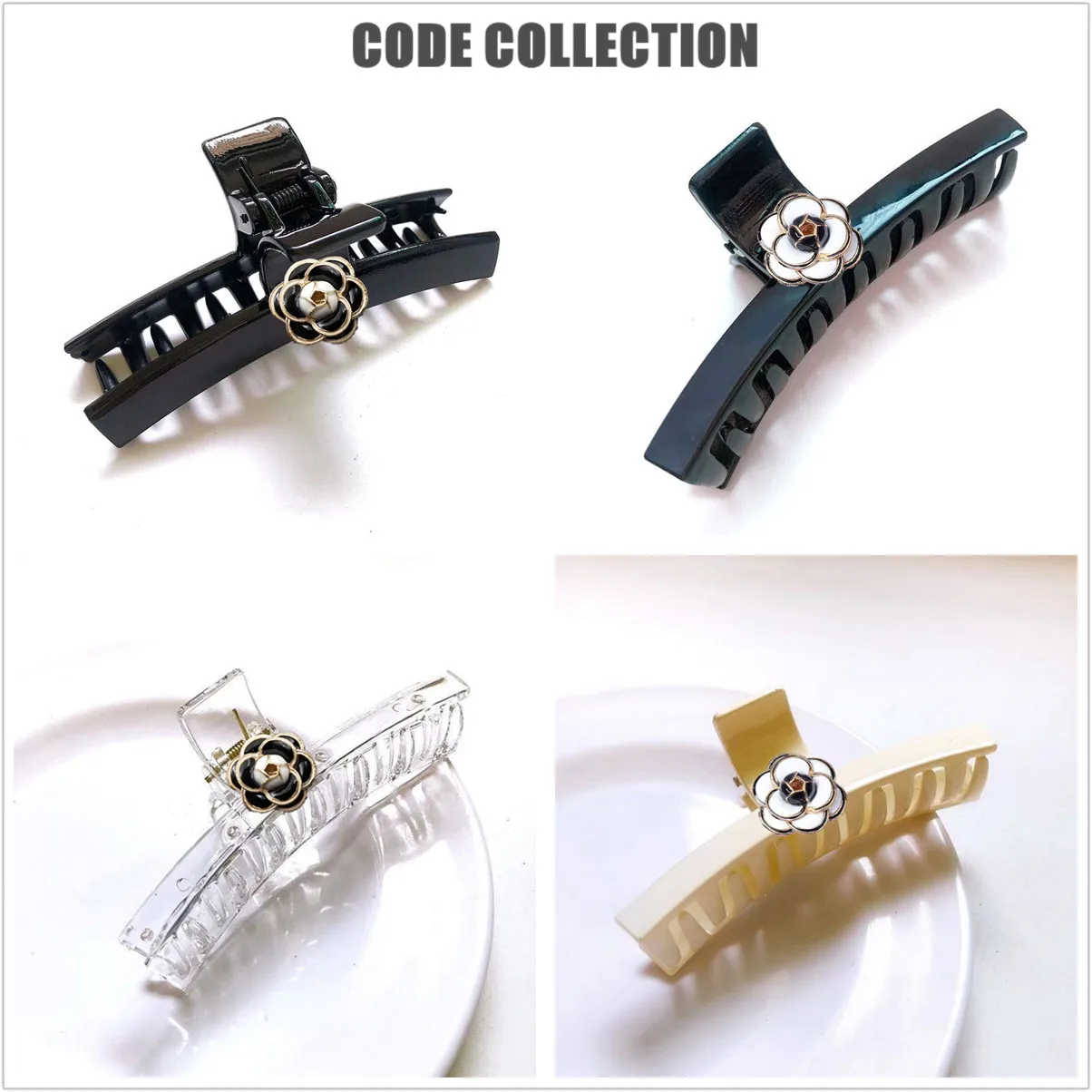 2021 Transparent Simple Flower Hairpin Paw Hairpin Geometric Rose Camellia Korean Ladies Girl Headdress Fashion Accessories
2021 Transparent Simple Flower Hairpin Paw Hairpin Geometric Rose Camellia Korean Ladies Girl Headdress Fashion Accessories