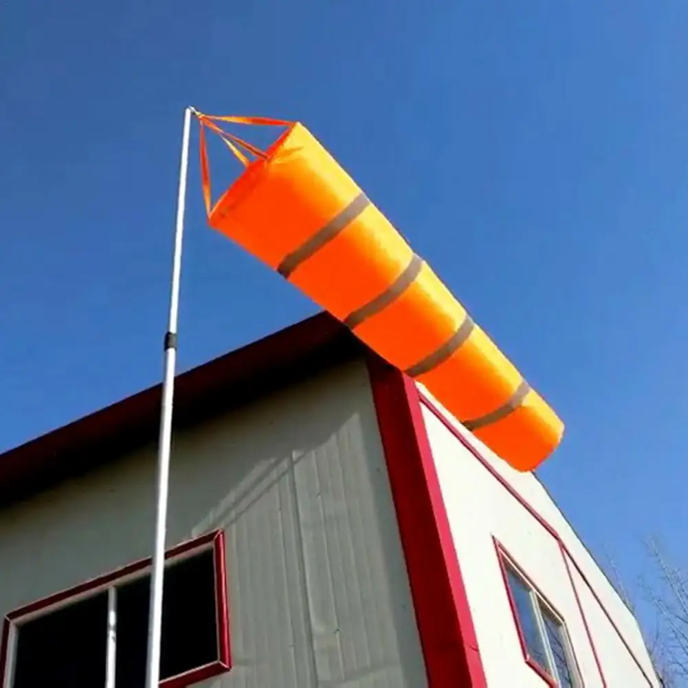 

Авиационный ветровой Носок, 80 см, светоотражающий ветровой конус для метеорологии, для измерения ветра на открытом воздухе, сумка для носко...