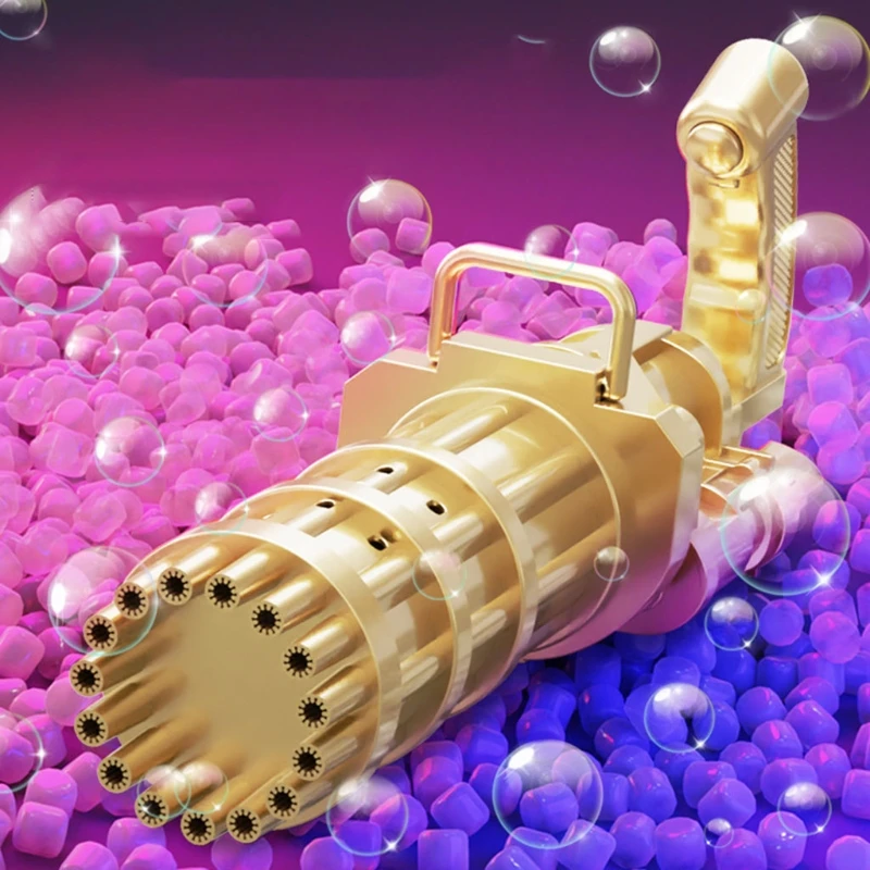 C5AA 15 Holes Gatling Bubble Machine Bubble Maker Automatic Bubble Toy Gun For Kids Outdoor Funny Activity with Family
C5AA 15 Holes Gatling Bubble Machine Bubble Maker Automatic Bubble Toy Gun For Kids Outdoor Funny Activity with Family