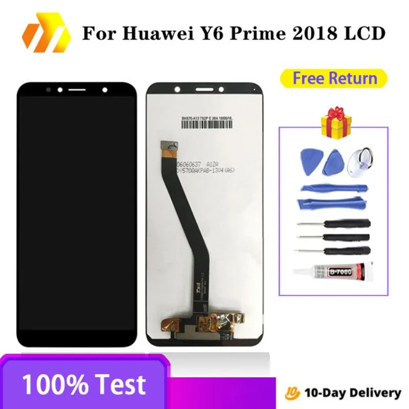 Test AAA For Huawei Y6 2018 LCD ATU-L21 ATU-LX3 For Y6 Prime 2018 LCD DIsplay Touch Screen Digitizer Assembly 5.7 inch
Test AAA For Huawei Y6 2018 LCD ATU-L21 ATU-LX3 For Y6 Prime 2018 LCD DIsplay Touch Screen Digitizer Assembly 5.7 inch