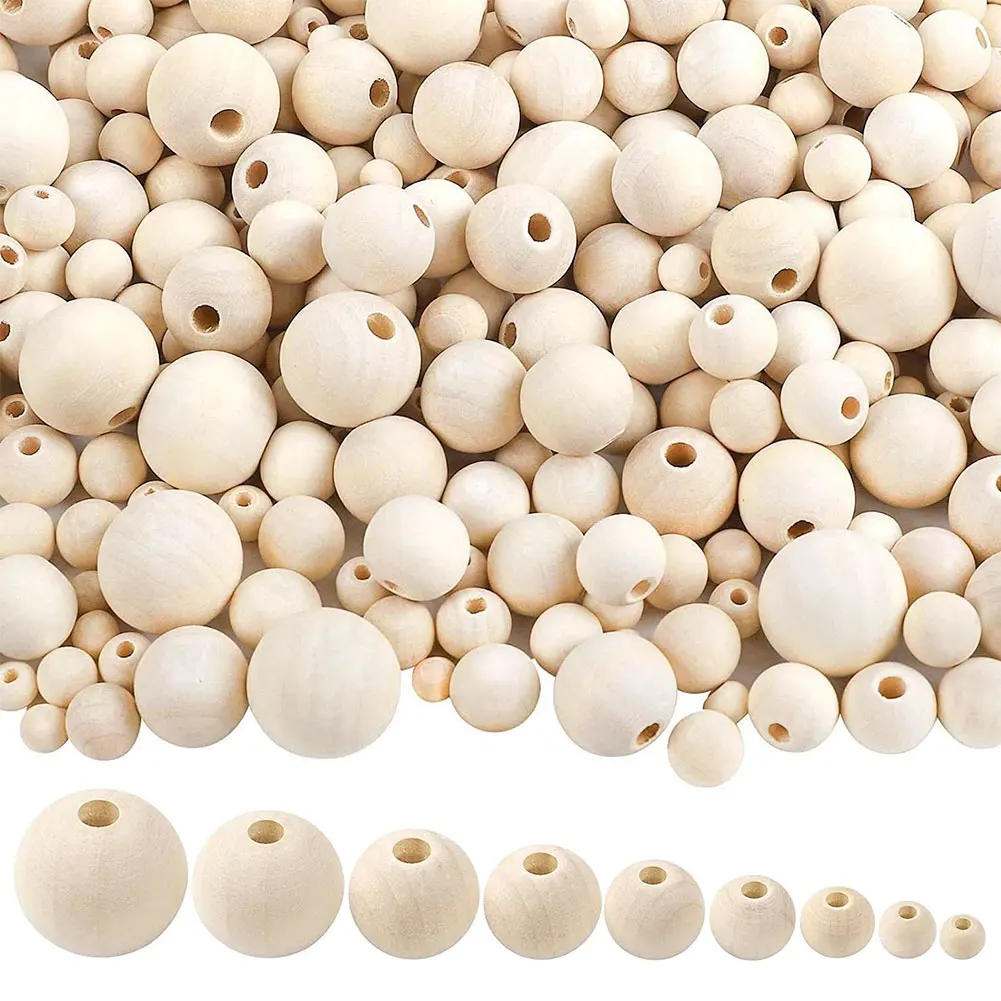 6-25mm DIY Bracelet Bead Accessories Loose Ball Beads Big Hole Wooden Beads Natural Round for Making Bracelet Necklace Jewelry
6-25mm DIY Bracelet Bead Accessories Loose Ball Beads Big Hole Wooden Beads Natural Round for Making Bracelet Necklace Jewelry