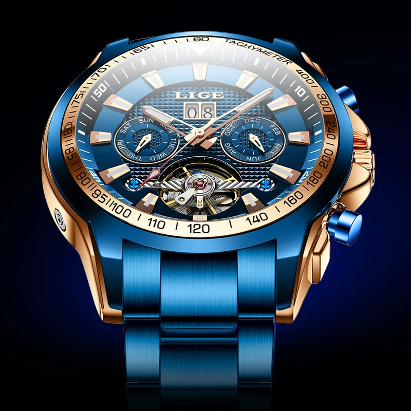 2021 Automatic Men's Watches LIGE Top Brand Luxury Men Watch Mechanical Wrist Watch For Men Waterproof Reloj Hombre Tourbillon
2021 Automatic Men's Watches LIGE Top Brand Luxury Men Watch Mechanical Wrist Watch For Men Waterproof Reloj Hombre Tourbillon