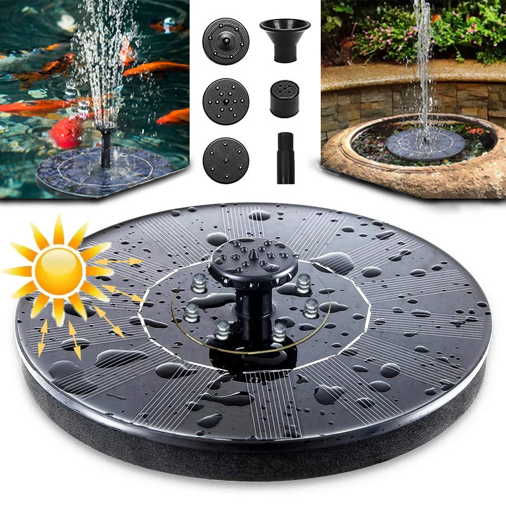 13/16CM Solar Water Fountain Floating Waterfall Fountain Pump Pool Garden Decoration Bird Bath Solar Powered Fountain 120L/H
13/16CM Solar Water Fountain Floating Waterfall Fountain Pump Pool Garden Decoration Bird Bath Solar Powered Fountain 120L/H