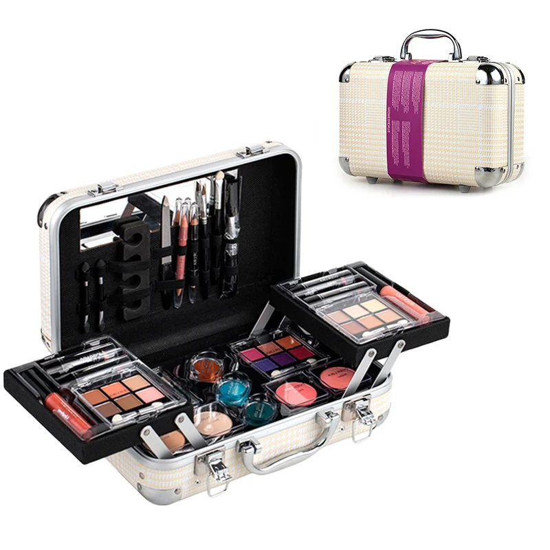DUER LIKA Gold Portable Professional 24 Color Eyeshadow Blush Cosmetic Foundation Face Powder Makeup Sets Eye Shadows Palette
DUER LIKA Gold Portable Professional 24 Color Eyeshadow Blush Cosmetic Foundation Face Powder Makeup Sets Eye Shadows Palette