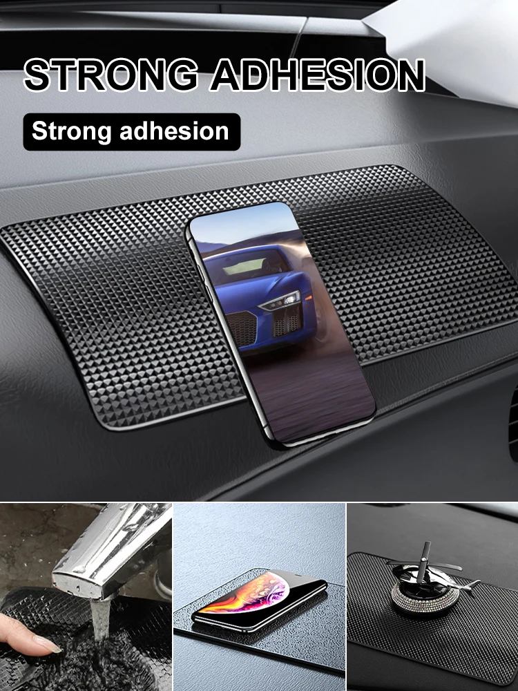 Universal Car Anti-Skid Pad Silicone Sticky Pad Mobile Phone GPS Holder Dashboard Silicone Non-Slip Mat Car Accessories
Universal Car Anti-Skid Pad Silicone Sticky Pad Mobile Phone GPS Holder Dashboard Silicone Non-Slip Mat Car Accessories