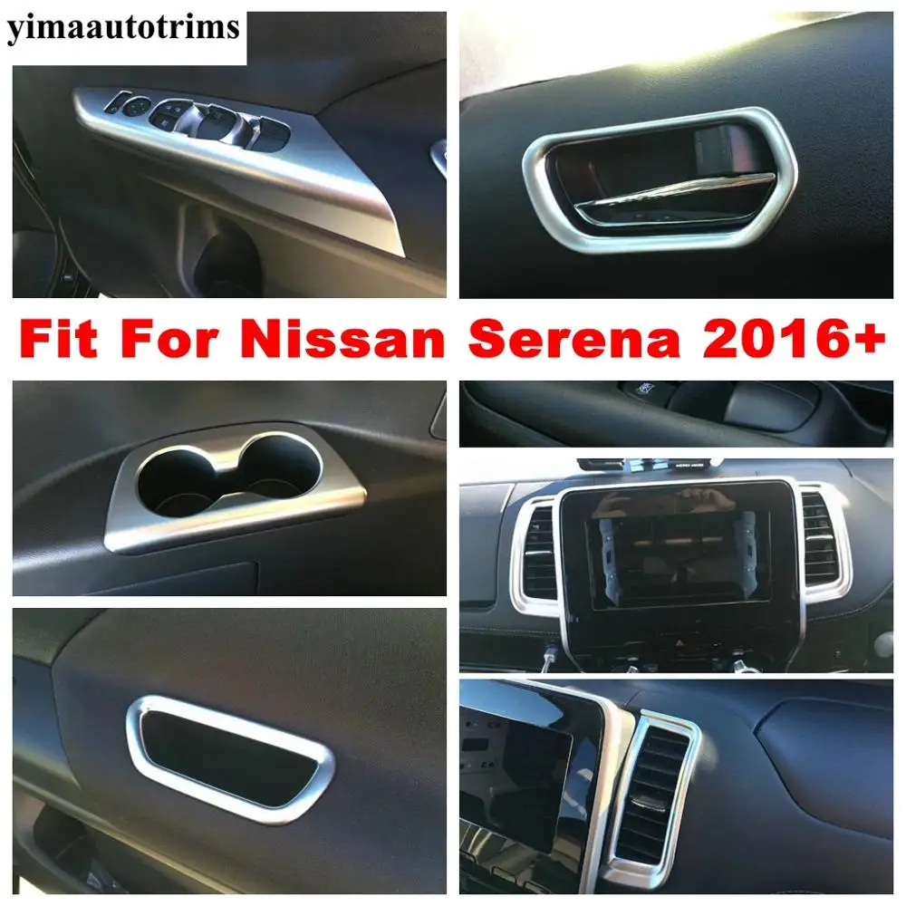 Water Cup Holder Window Lift Button Armrest Strip Handle Bowl Decor Cover Trim Interior Accessories For Nissan Serena 2016 -2020
Water Cup Holder Window Lift Button Armrest Strip Handle Bowl Decor Cover Trim Interior Accessories For Nissan Serena 2016 -2020