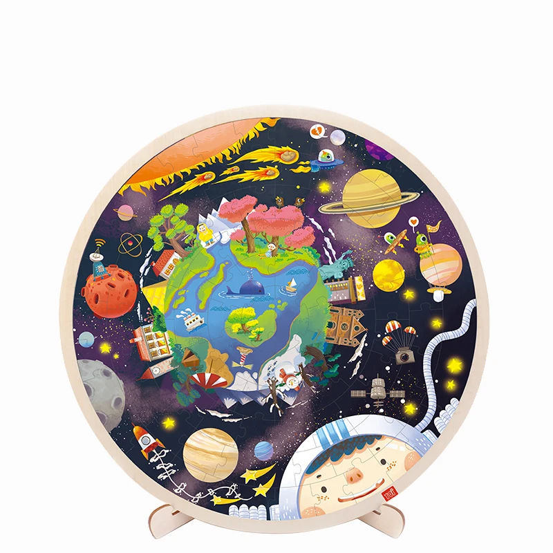 Toi Children Early Educational Baby Interesting Popular Colorful 102 Pieces Solar System Design Kids Wooden Jigsaw Puzzle Toys
Toi Children Early Educational Baby Interesting Popular Colorful 102 Pieces Solar System Design Kids Wooden Jigsaw Puzzle Toys