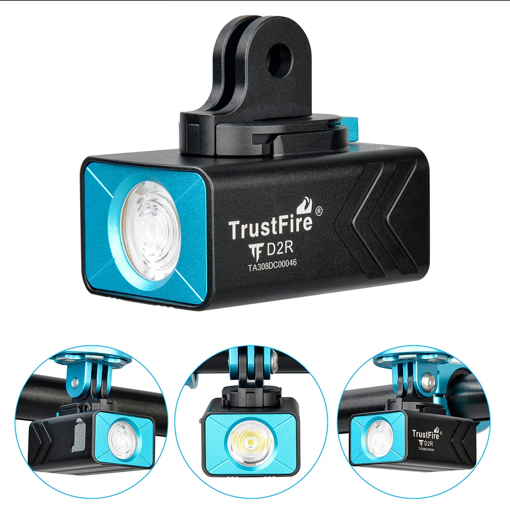 Trustfire D2R велосипедный светодиодный фонарь 450 люмен Type-C перезаряжаемый