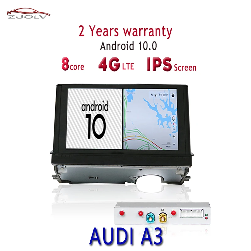ZUOLV Multimedia Navigation GPS For Audi A3 Q3 Dashboard Android 10.0 Bluetooth 4GB+64GB Player 10.25'' 2009-2016
ZUOLV Multimedia Navigation GPS For Audi A3 Q3 Dashboard Android 10.0 Bluetooth 4GB+64GB Player 10.25'' 2009-2016