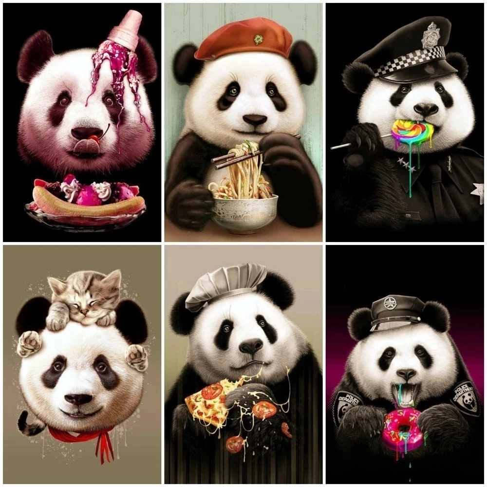 5D DIY Diamond Painting Panda Cross Stitch Kit Diamond Embroidery Animal Rhinestone Cartoon Pictures Mosaic Home Decoration
5D DIY Diamond Painting Panda Cross Stitch Kit Diamond Embroidery Animal Rhinestone Cartoon Pictures Mosaic Home Decoration