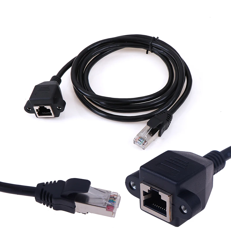 1 шт. RJ45 штекер к гнезду винт Панель Крепление Ethernet Сетевой удлинитель Кабель
1 шт. RJ45 штекер к гнезду винт Панель Крепление Ethernet Сетевой удлинитель Кабель