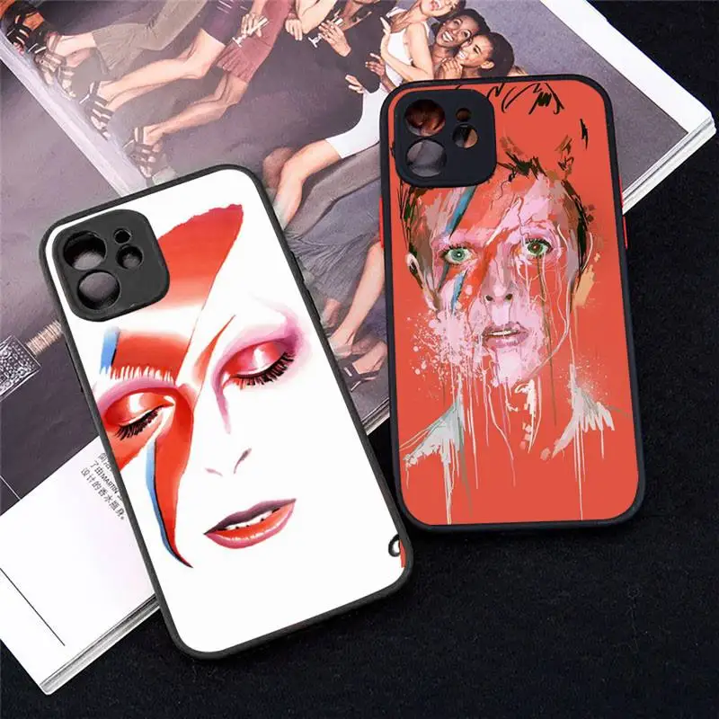 fashion ink david bowie Phone Cases Matte Transparent for iPhone 7 8 11 12 s mini pro X XS XR MAX Plus cover funda shell
fashion ink david bowie Phone Cases Matte Transparent for iPhone 7 8 11 12 s mini pro X XS XR MAX Plus cover funda shell