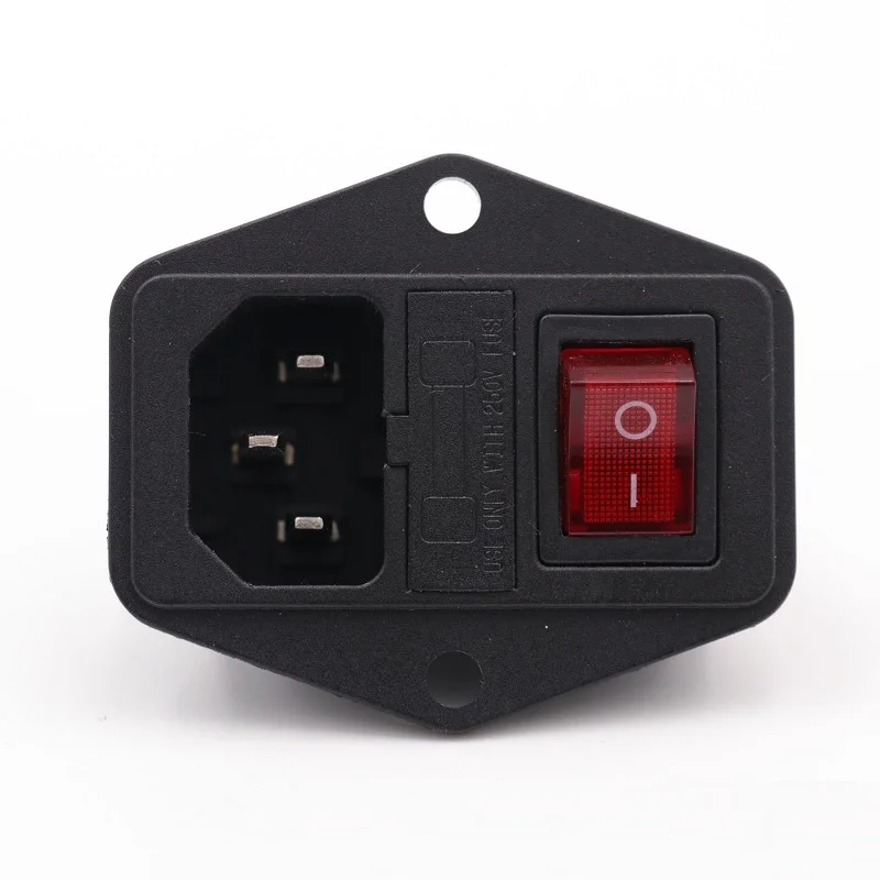 AC250V 10A AC Power Socket Card Socket With Light Switch And Fuse 3 Hole Power Socket For Power Amplifier DIY Chassis Accessorie
AC250V 10A AC Power Socket Card Socket With Light Switch And Fuse 3 Hole Power Socket For Power Amplifier DIY Chassis Accessorie