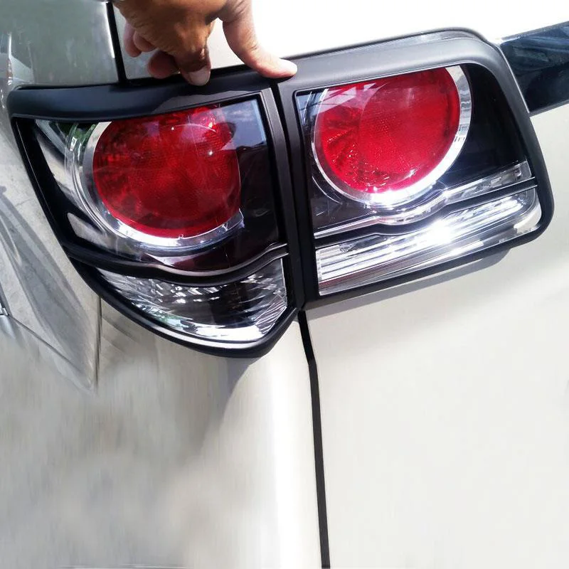 Автомобильные аксессуары черные комплекты задние фонари для Toyota Fortuner Hilux Sw4 2012 2013