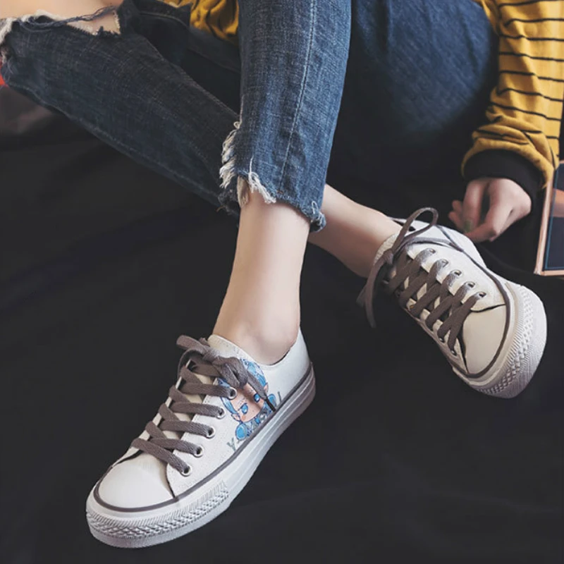 New Women Canvas Shoes High Quality Sneakers Woman Shoes Fashion Flats Casual Loafers Ladies Espadrilles Student Trainers
New Women Canvas Shoes High Quality Sneakers Woman Shoes Fashion Flats Casual Loafers Ladies Espadrilles Student Trainers
