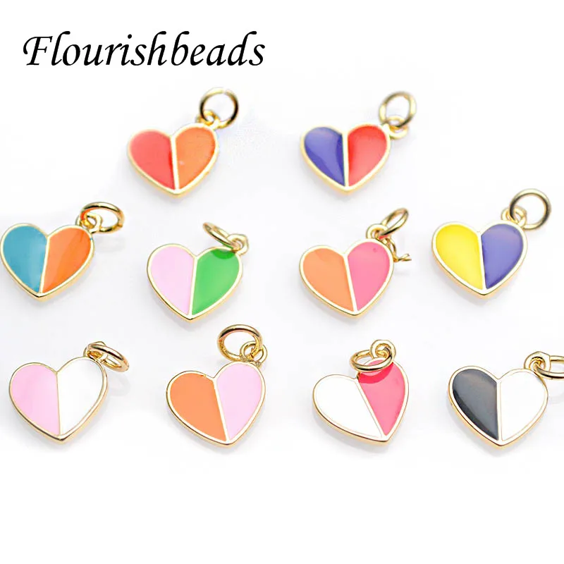 10x13mm Colorful Metal Enamel Heart Shape Charms Pendant DIY for Necklace Bracelet Earrings Jewelry Making Supplies 30pcs
10x13mm Colorful Metal Enamel Heart Shape Charms Pendant DIY for Necklace Bracelet Earrings Jewelry Making Supplies 30pcs
