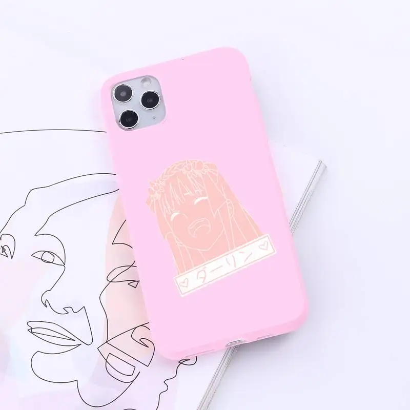 Sexy anime girl Two zero lovely Pink Phone Case Candy Color for iPhone 6 7 8 11 12 s mini pro X XS XR MAX Plus
Sexy anime girl Two zero lovely Pink Phone Case Candy Color for iPhone 6 7 8 11 12 s mini pro X XS XR MAX Plus