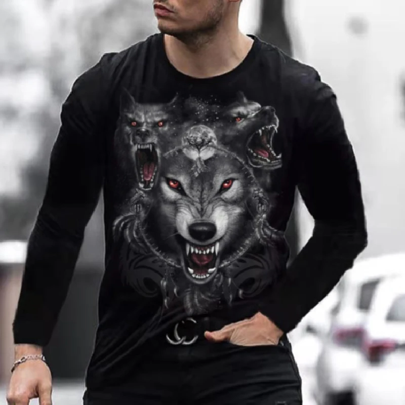 Футболка мужская с круглым вырезом, Повседневный пуловер, Свободная блуза с длинным рукавом, цифровой принт в ретро стиле, весна-осень
Футболка мужская с круглым вырезом, Повседневный пуловер, Свободная блуза с длинным рукавом, цифровой принт в ретро стиле, весна-осень