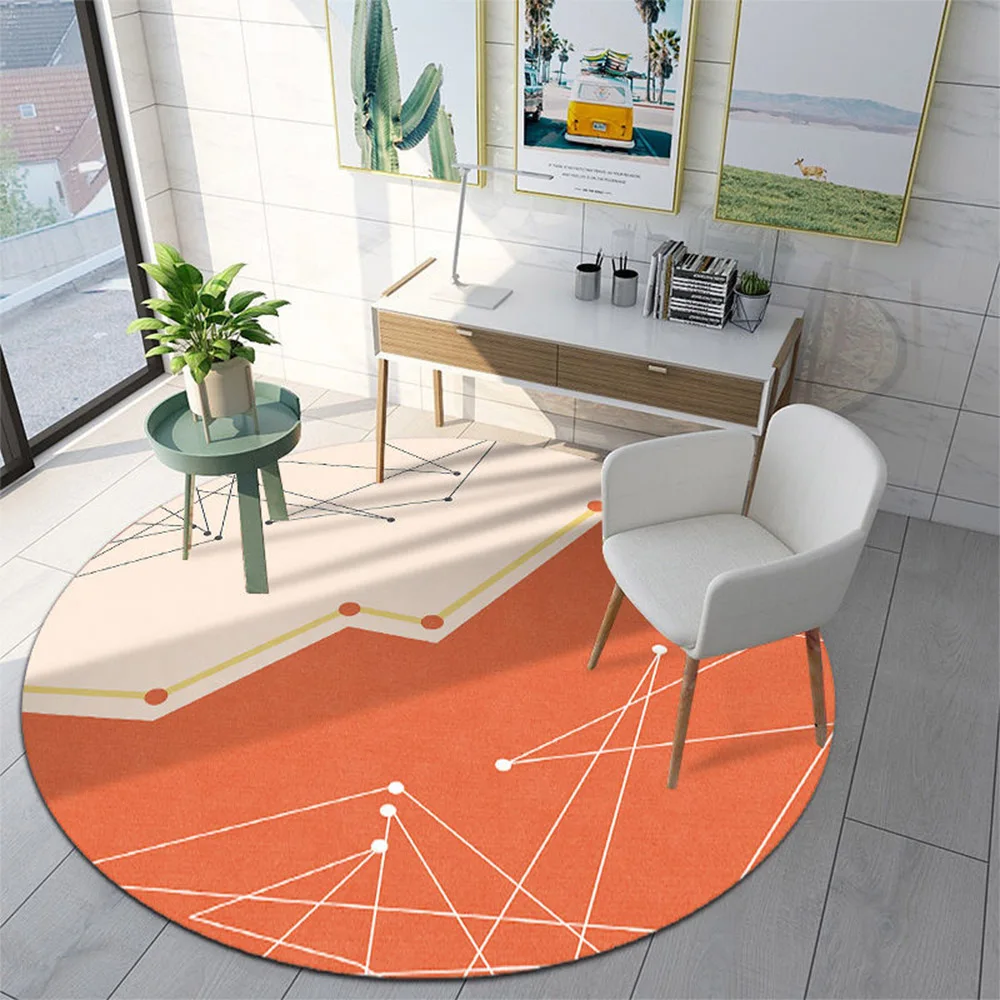 Modern Light Luxury Round Carpet Living Room Bedroom Coffee Table Mats For Home Decoration
Modern Light Luxury Round Carpet Living Room Bedroom Coffee Table Mats For Home Decoration